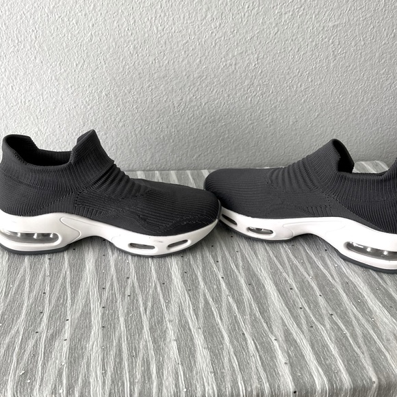 Women's Slip On Walking Slip On Mesh Air-Cushioned Platform Sneaker Comfortable - Picture 12 of 12